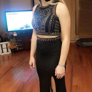 Two piece formal dress